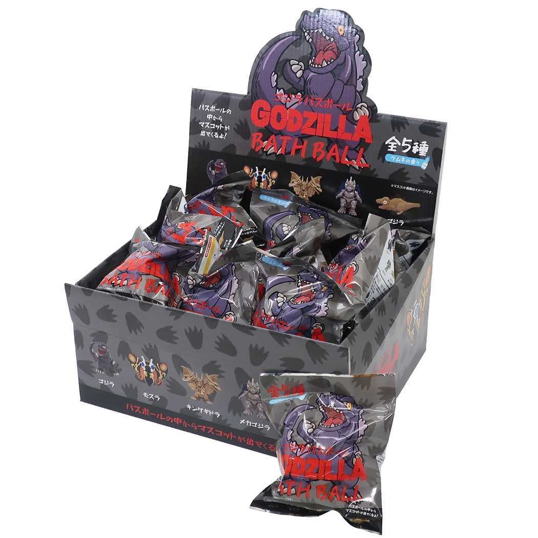 楽天市場 バスボール 24個入box ゴジラ 入浴剤 ラムネの香り まとめ買い セット 子供とお風呂 プレゼント エスケイジャパン キャラクター グッズ シネマコレクション キャラクターのシネマコレクション