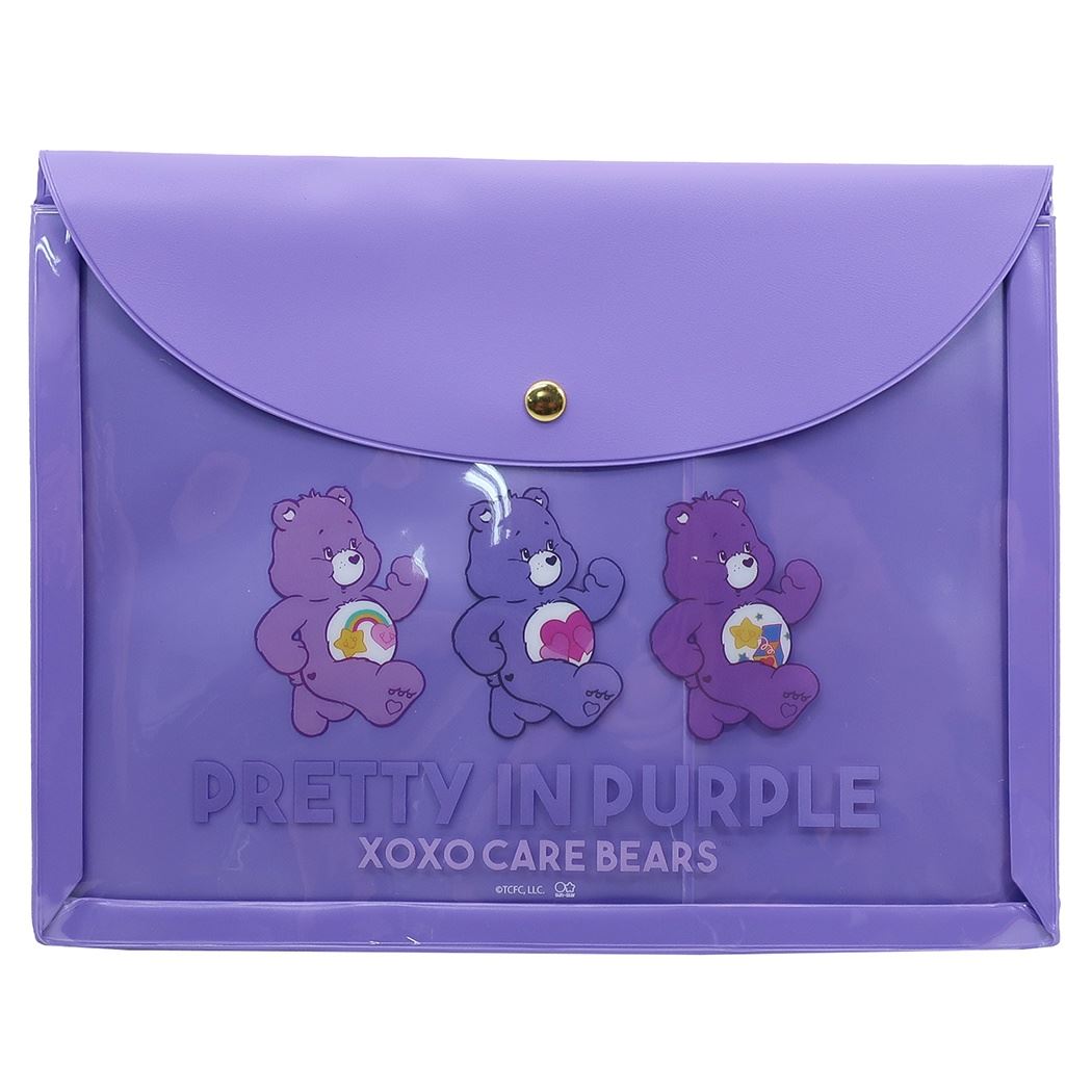 楽天市場 ケアベア A5 ポケット付き フラットケース 書類収納ケース バイオレット Care Bears サンスター文具 コレクション 雑貨 かわいい キャラクターグッズ シネマコレクション キャラクターのシネマコレクション