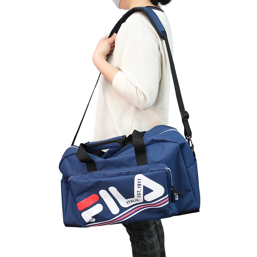 Fila フィラ トラベル ボストンバッグ 旅行かばん インサイドロゴ Marsal 修学旅行 スポーツブランド グッズ シネマコレクション Massage Mit Herz De