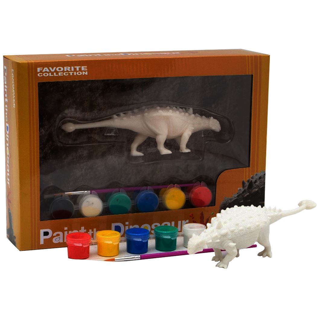 楽天市場 アンキロサウルス ペイントザダイナソー 彩色 フィギュア キット 恐竜 フェバリット 自由研究 プレゼント グッズ シネマコレクション キャラクターのシネマコレクション