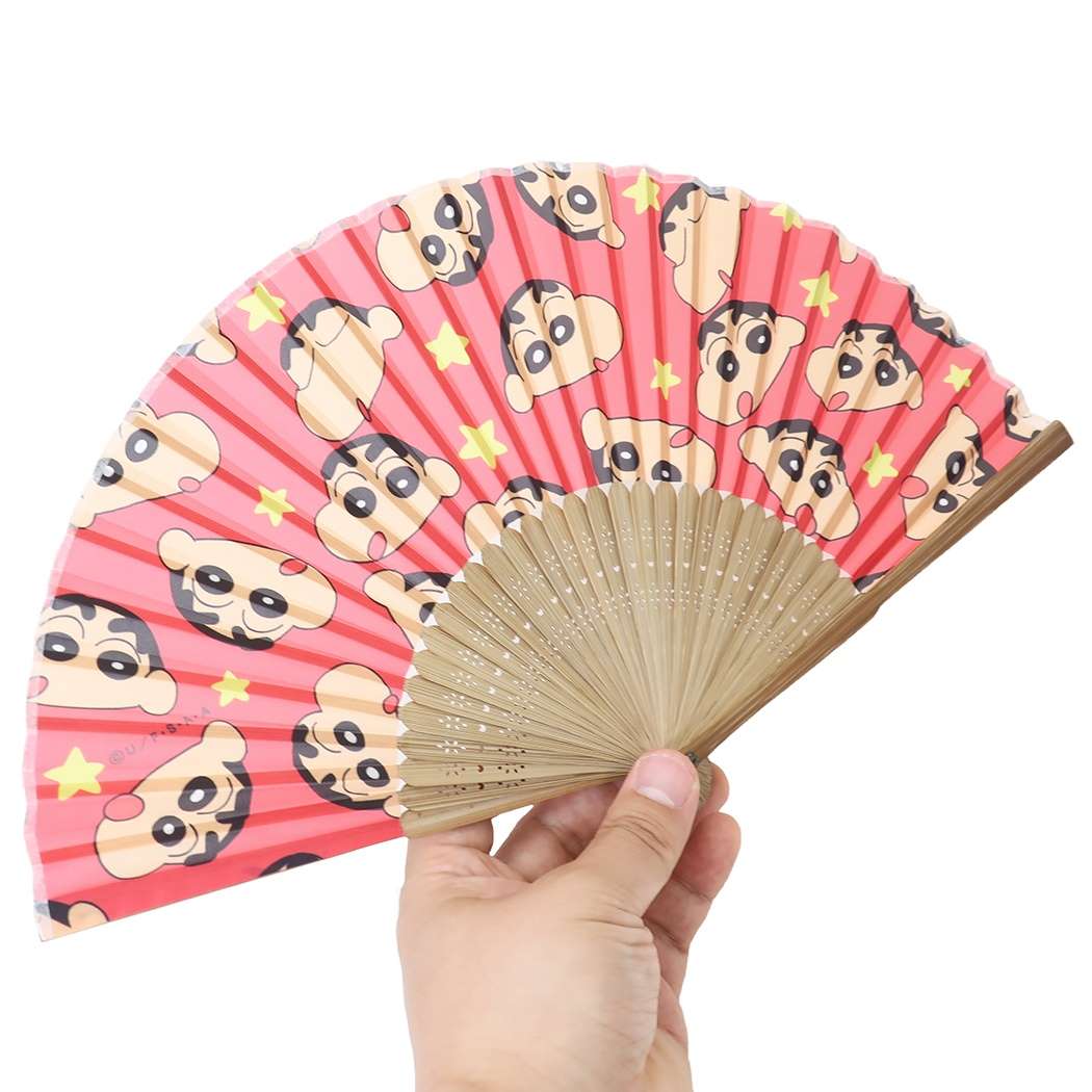 市場 クレヨンしんちゃん 扇子 キャラ パターン プレゼント 夏雑貨 スモールプラネット キャラクター