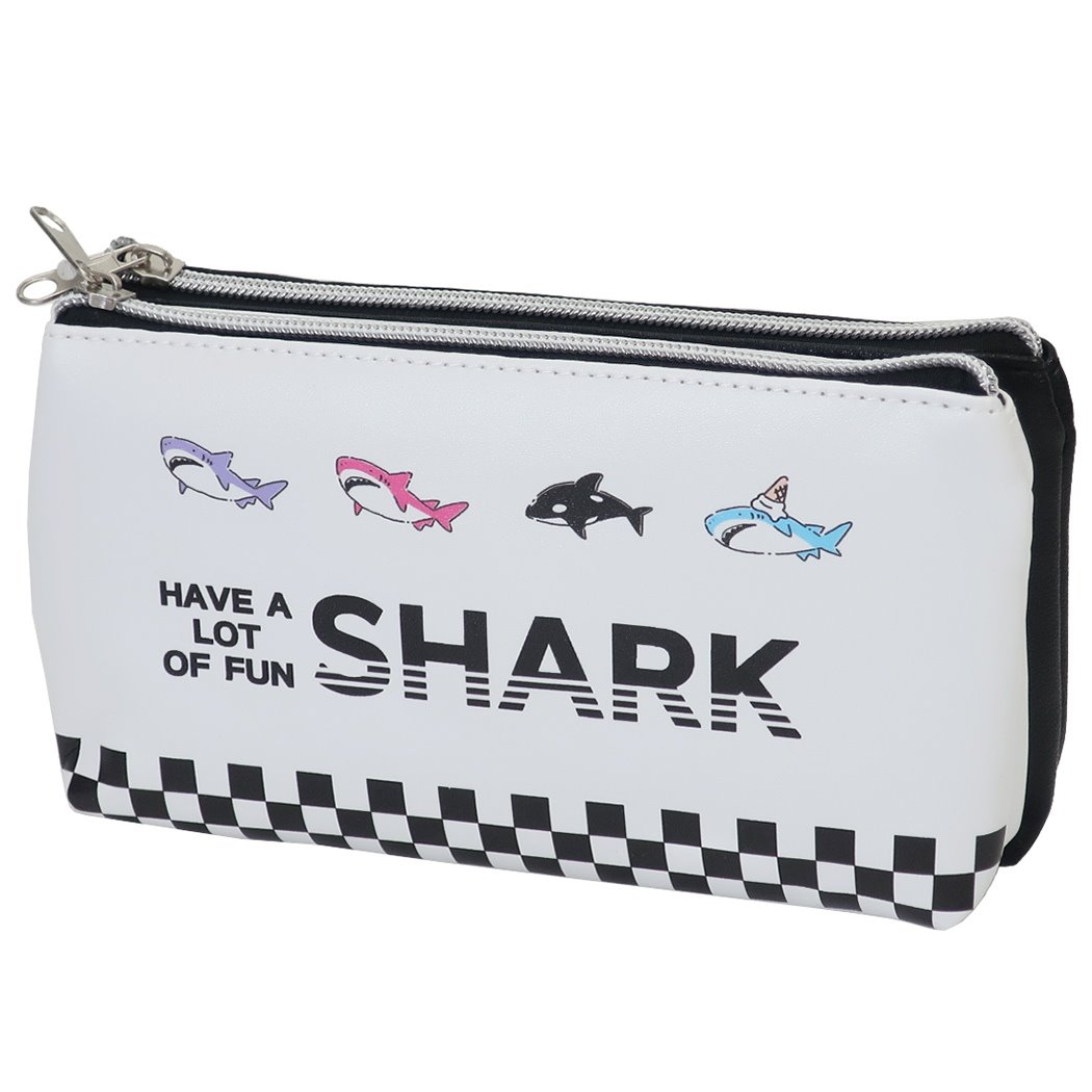 楽天市場 筆箱 2ルーム スキピック ペンポーチ ファンファンシャーク ss Q Lia 新学期準備文具 ペンケース グッズ シネマコレクション キャラクターのシネマコレクション