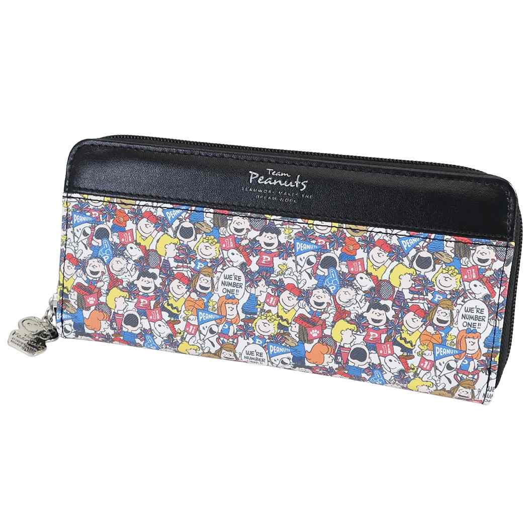 楽天市場 スヌーピー 長財布 ラウンドファスナーロングウォレット カラフルチア ピーナッツ アートウエルド プレゼント キャラクター グッズ シネマコレクション キャラクターのシネマコレクション