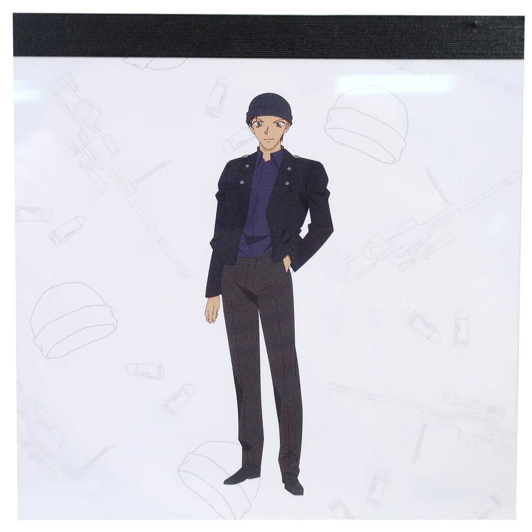 楽天市場 名探偵コナン メモ帳 スクエア メモ 赤井秀一 マリモクラフト プチギフト アニメキャラクター グッズ メール便可 シネマコレクション キャラクターのシネマコレクション