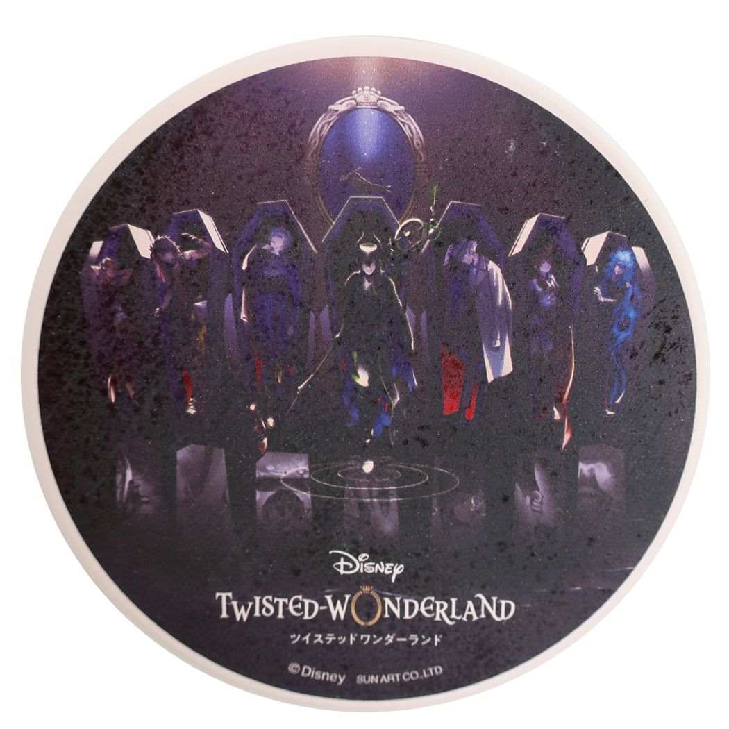 楽天市場 ツイステッドワンダーランド 磁器製 吸水 コースター テーブルウェア Ver2 ディズニー サンアート コレクション雑貨 キャラクター グッズ メール便可 シネマコレクション キャラクターのシネマコレクション
