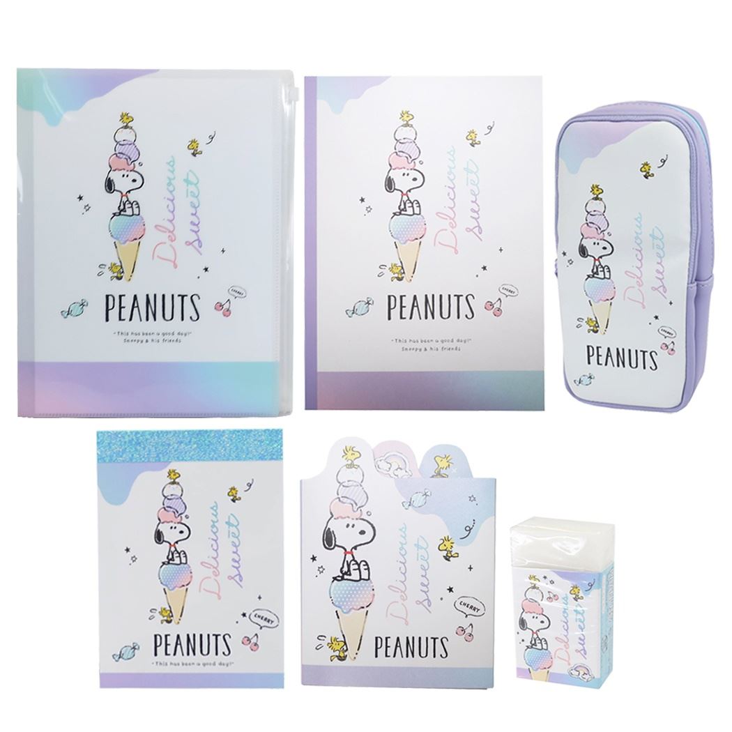 楽天市場 文房具セット プレゼント スヌーピー 6点文具セット 中学生 女の子 クラックス キャラクター グッズ シネマコレクション キャラクターのシネマコレクション