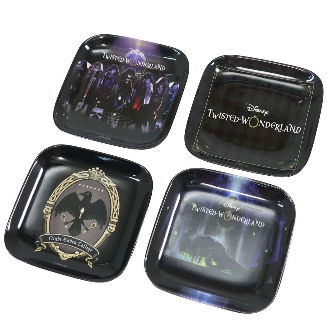 楽天市場 ツイステッドワンダーランド 小皿 ミニメラミンプレート 4枚セット ディズニー スケーター コレクション雑貨 キャラクター グッズ シネマコレクション キャラクターのシネマコレクション
