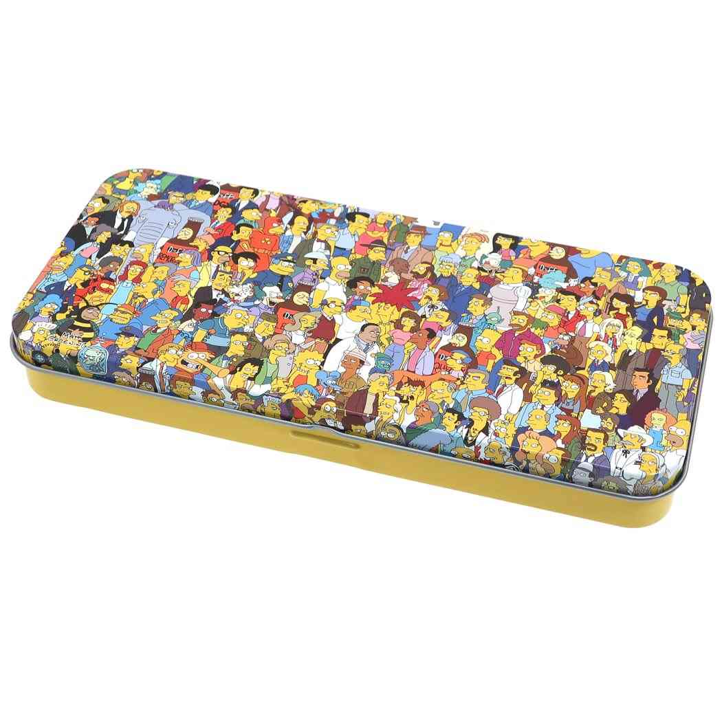 楽天市場 シンプソンズ 缶ペンケース キャラ カンペン オールスター The Simpsons スモールプラネット 筆箱 キャラクター グッズ シネマコレクション キャラクターのシネマコレクション