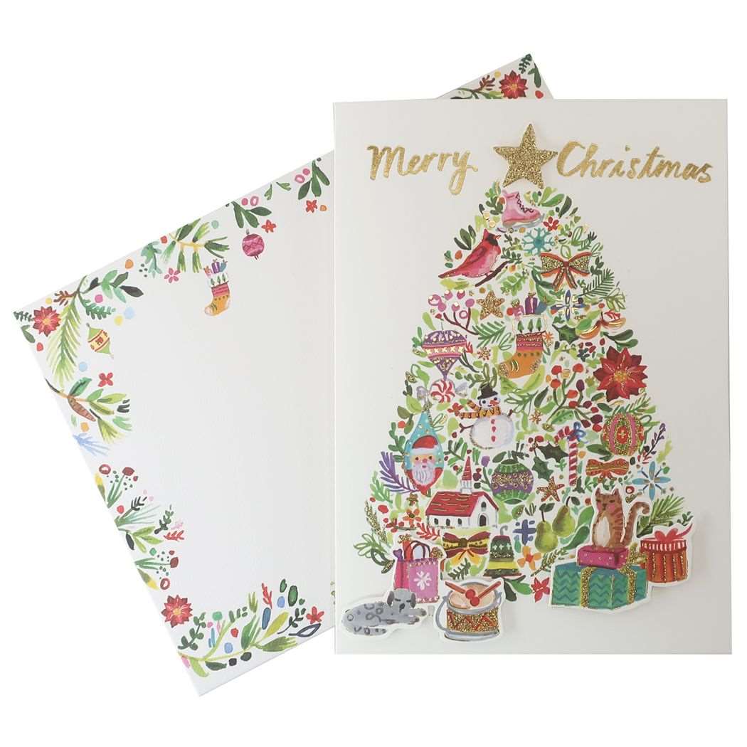 【楽天市場】ジェニファーオーキンルイス クリスマスカード ハンドメイドカード ジェニファー3 APJ 封筒付きグリーティングカード Xmas