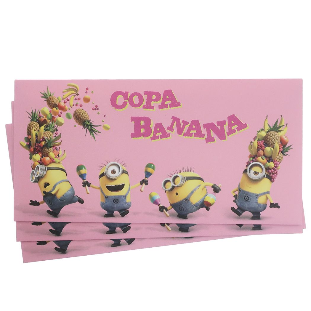 楽天市場 ミニオンズ 長札 お年玉 ポチ袋 3枚セット ぽち袋 A Copa Banana ユニバーサル映画 サンスター文具 金封 キャラクター グッズ メール便可 シネマコレクション キャラクターのシネマコレクション
