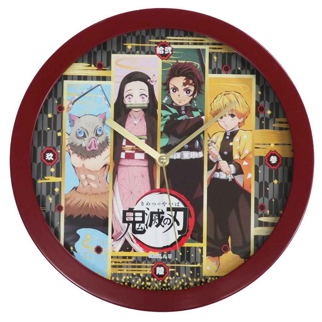 楽天市場 鬼滅の刃 壁掛け時計 ウォールクロック B柄 少年ジャンプ タカラトミーアーツ プレゼント アニメキャラクター グッズ シネマコレクション キャラクターのシネマコレクション