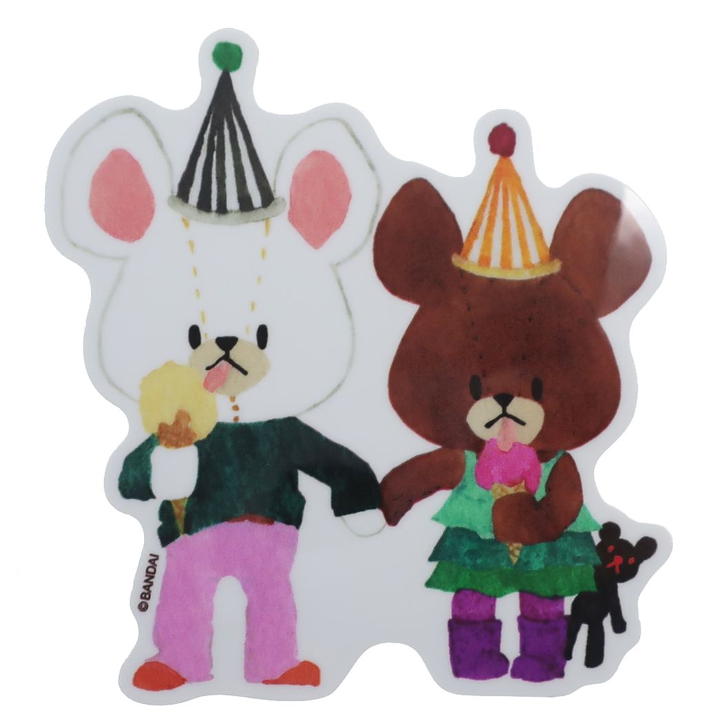 楽天市場 くまのがっこう ステッカー 防水 ダイカット ビニール ステッカー ジャッキー ゼネラルステッカー 耐光耐水仕様 シール 絵本キャラクター グッズ メール便可 シネマコレクション キャラクターのシネマコレクション