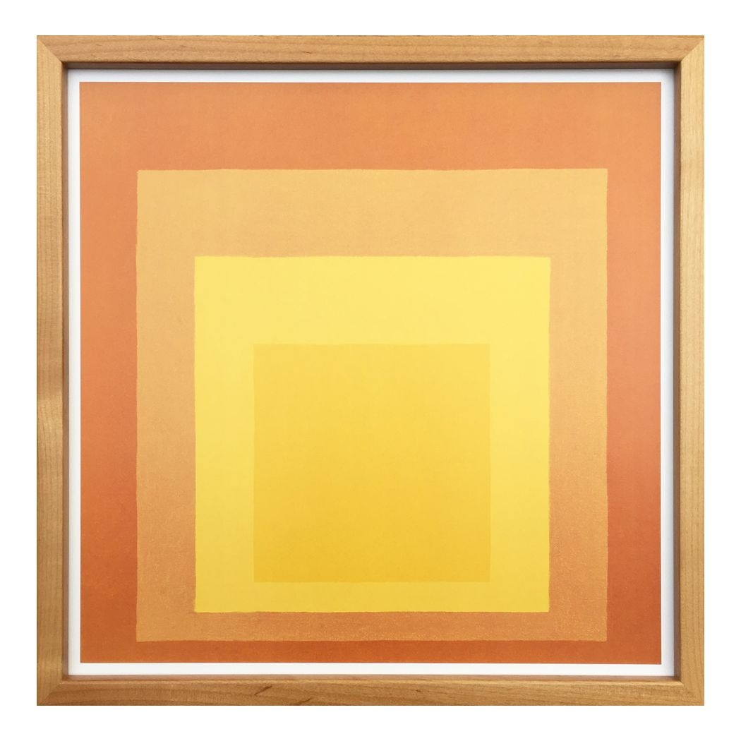 特注額装付 Josef Albers ジョセフ・アルバース 国内未入荷ポスター c2d13461a96761c1bd30d126e5388b