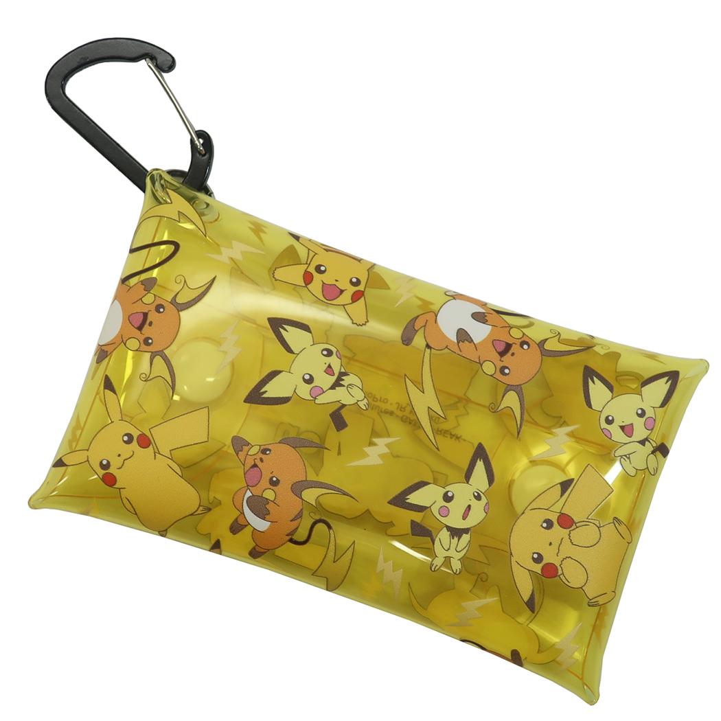 楽天市場 ポケモン カラビナ付き クリア マルチケース S ミニポーチ ピカチュウ フレンズ ポケットモンスター マリモクラフト 小物入れ 男の子 女の子 キャラクター グッズ メール便可 シネマコレクション キャラクターのシネマコレクション