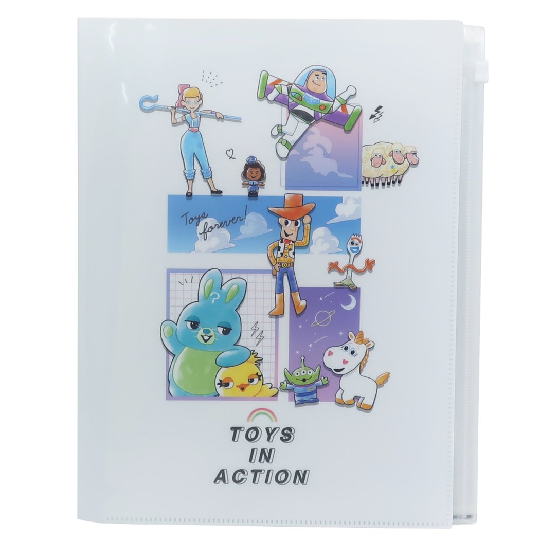 楽天市場 トイストーリー ファイル ジップファスナー付 6ポケット クリアファイル Sky ディズニー クラックス 新学期準備文具 小学生 中学生 キャラクター グッズ シネマコレクション キャラクターのシネマコレクション