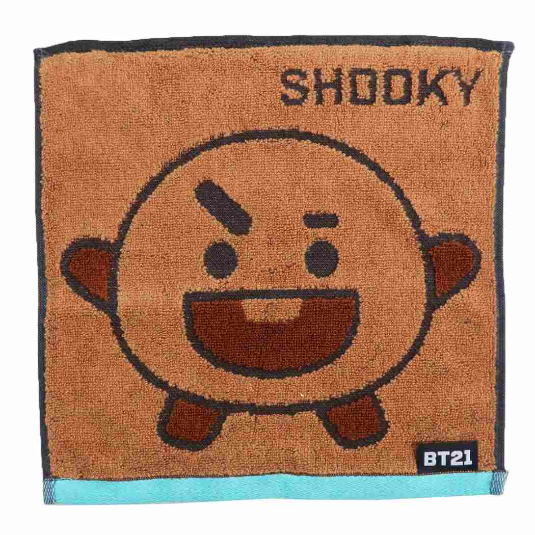 楽天市場 Bt21 ミニタオル 制菌 ジャガード ハンカチタオル Shooky フェイス Line Friends 丸眞 プレゼント キャラクター グッズ メール便可 シネマコレクション キャラクターのシネマコレクション