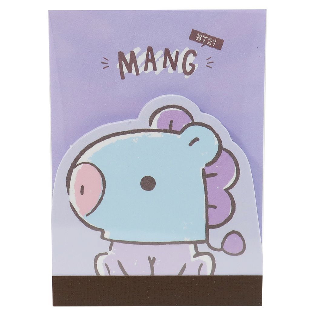 楽天市場 Bt21 メモ帳 ダイカット ミニ ミニメモ Mang Line Friends カミオジャパン プレゼント キャラクター 商品 メール便可 シネマコレクション キャラクターのシネマコレクション