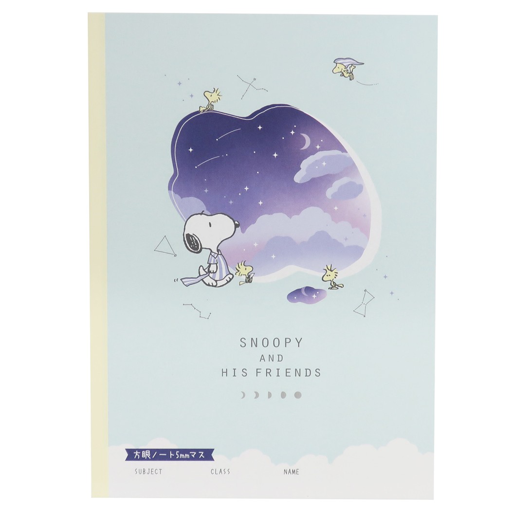 楽天市場 スヌーピー B5方眼ノート Midnight 4966 クラックス ペンポート