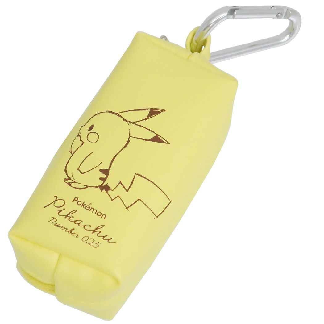 楽天市場 ポケモン エチケットケース カラビナ付き 携帯ゴミ袋ポーチ ふくろーる ピカチュウ 横顔 ポケットモンスター カミオジャパン ゴミ袋 ビニール袋 エチケット袋 携帯用収納ホルダー プレゼント キャラクター グッズ シネマコレクション キャラクターのシネマ