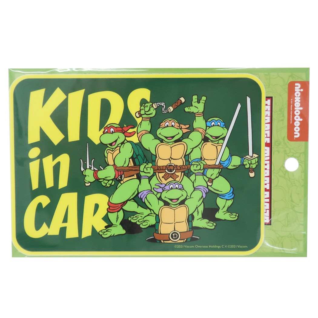 ミュータント　タートルズ　カード　ステッカー　未開封 楽天市場】ミュータント・タートルズ KIDS in CAR 緑