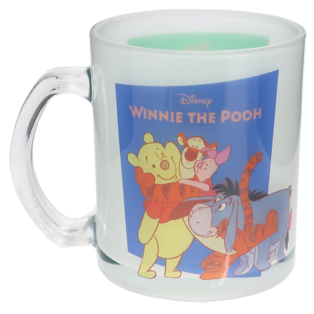 楽天市場 くまのプーさん マグカップ ガラス マグ ハグ ディズニー マリモクラフト 日本製 キャラクター グッズ シネマコレクション キャラクターのシネマコレクション