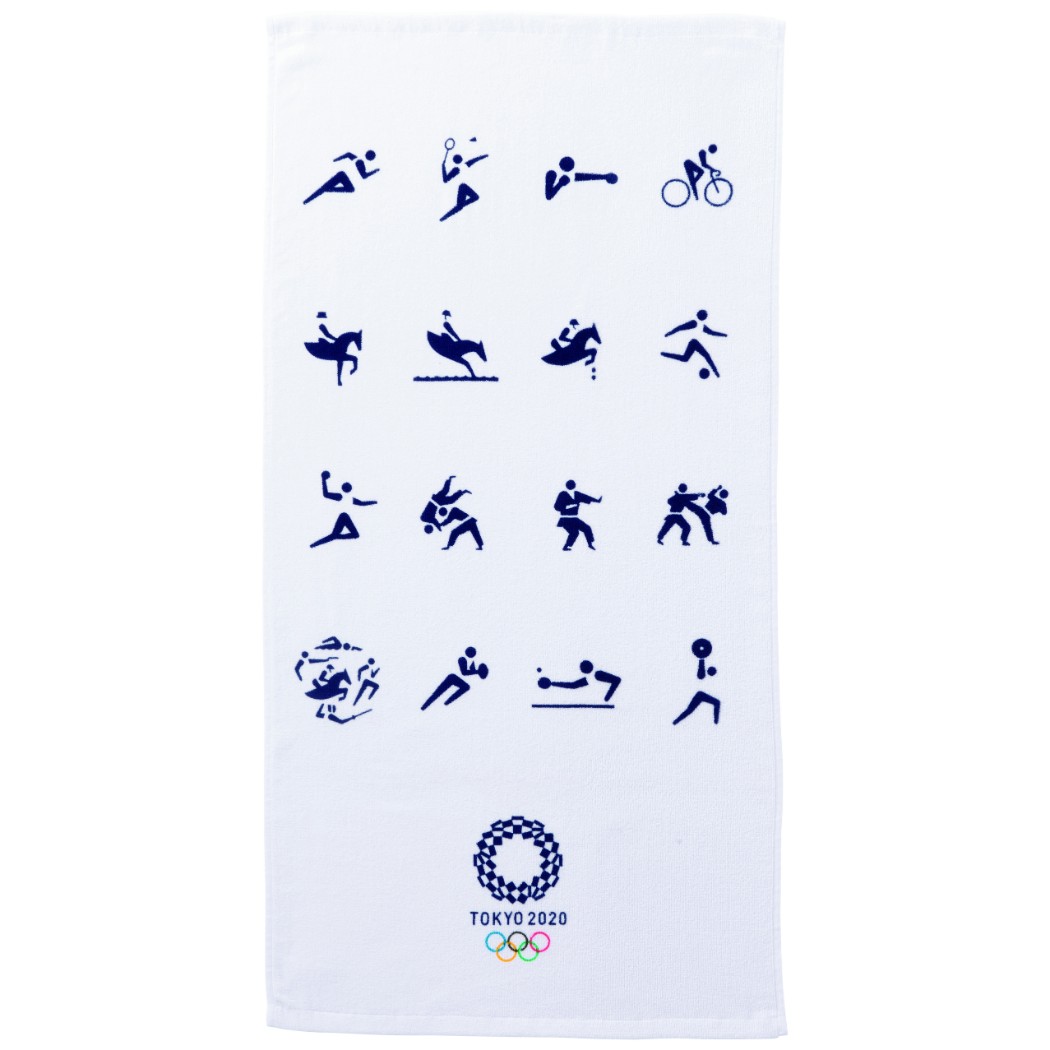 楽天市場 東京 オリンピック スポーツタオル ミニバスタオル ピクトグラム ヘリテッジゾーン 丸眞 日本オリンピック委員会 公式 ライセンス商品 東京オリンピック スポーツ プレゼント グッズ シネマコレクション キャラクターのシネマコレクション