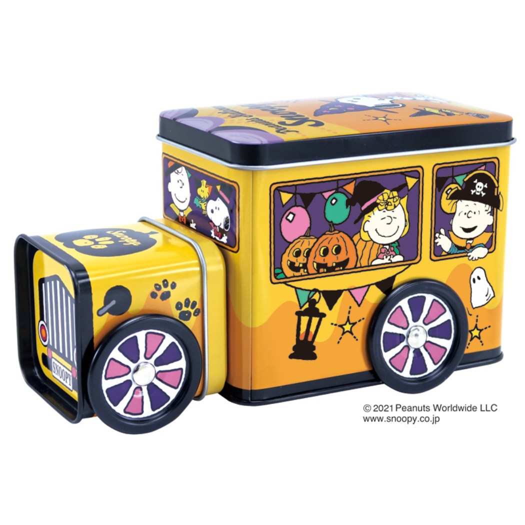 楽天市場 スヌーピー ハロウィンお菓子 バス缶inバタークッキー Halloween ピーナッツ ハート プレゼント キャラクター グッズ シネマコレクション キャラクターのシネマコレクション