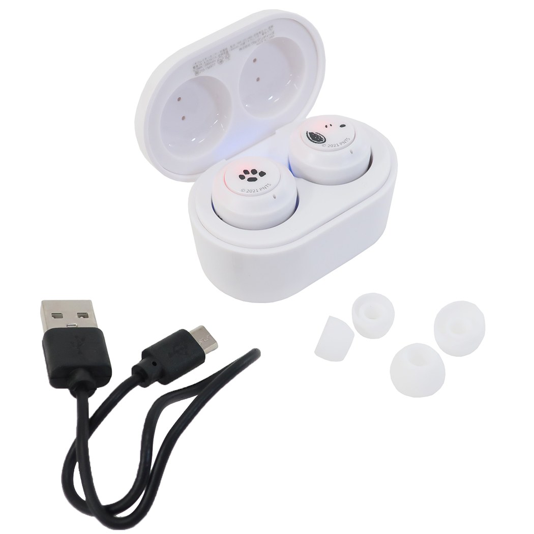 スヌーピー ワイヤレスイヤテレフォン まんざらワイヤレスステレオイヤホン Snoopy ラッカセイ グルマンディーズ Bluetoothイヤホン カナルタイプ おくり物 資 グッズ ピクチャー寄せ集め Silk Music Com