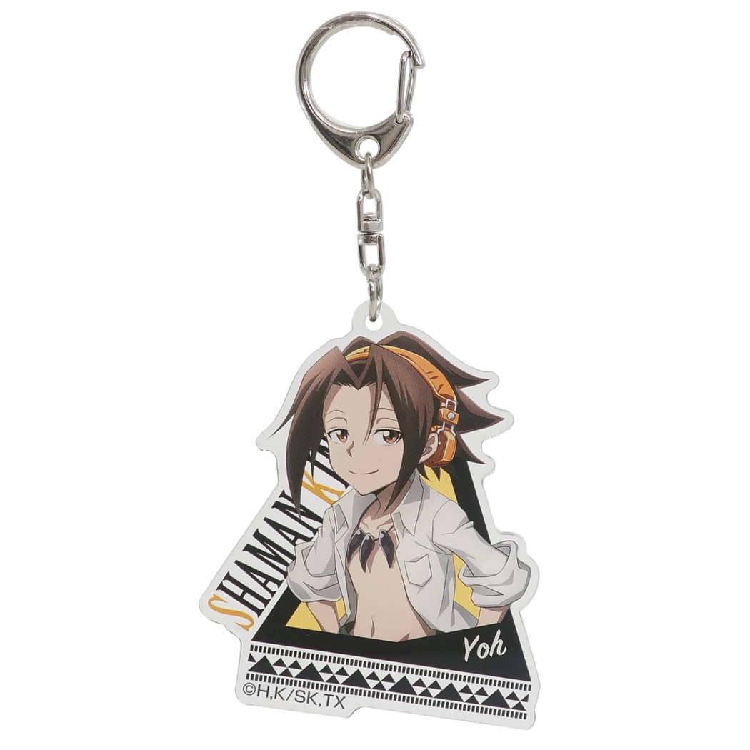 シャーマンキング アクリルキーホルダー キーリング 麻倉葉 SHAMAN KING ハセプロ コレクション雑貨 アニメキャラクター グッズ メール便可 シネマコレクション プレゼント 男の子 女の子 ギフト画像