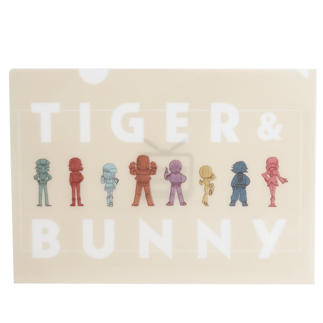 タイガー＆バニー A4 シングル クリアファイル クリアフォルダー バッくるん シルエット TIGER＆BUNNY マリモクラフト コレクション文具 アニメキャラクター グッズ メール便可 シネマコレクション プレゼント 男の子 女の子 ギフトバレンタイン画像