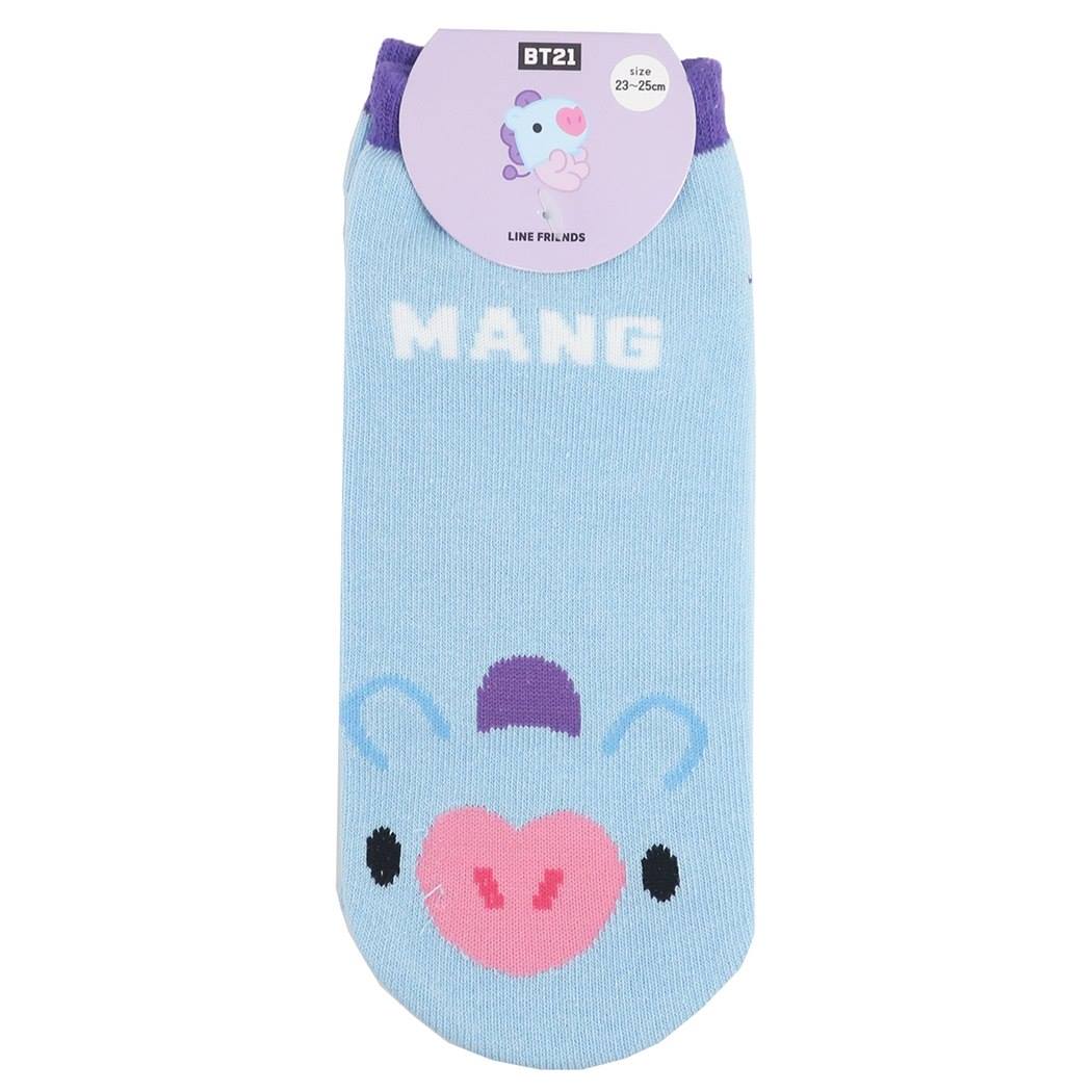 楽天市場 Bt21 女性用 靴下 レディースソックス Mang Line Friends カミオジャパン プレゼント キャラクター 商品 メール便可 シネマコレクション キャラクターのシネマコレクション