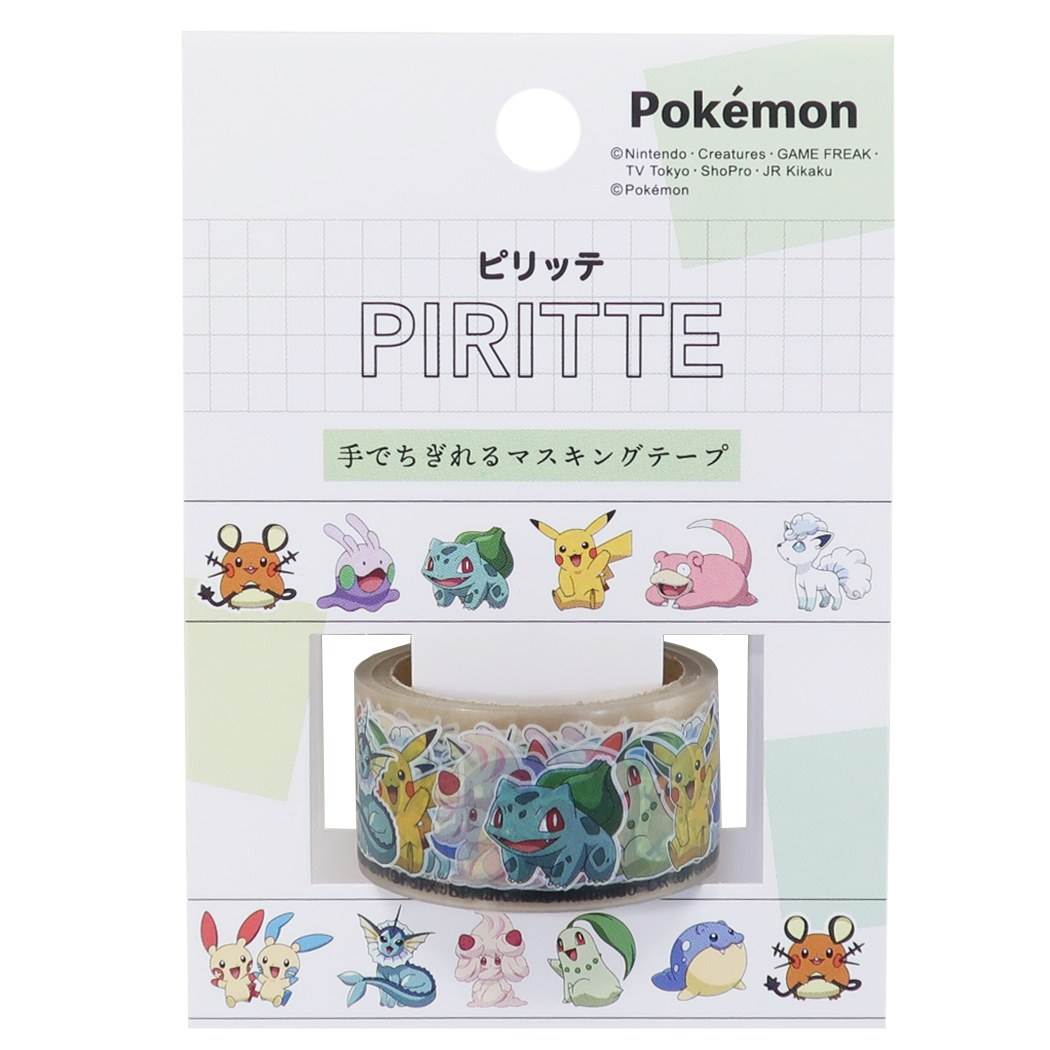 楽天市場 ポケモン 手でちぎれる マスキングテープ Piritte ピリッテ Mix2 ポケットモンスター カミオジャパン Decoマステ キャラクター グッズ シネマコレクション キャラクターのシネマコレクション