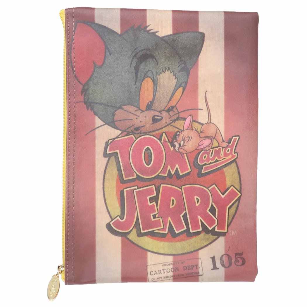 トムアンドジェリー　ポーチ　小物入れ　平成レトロ 送料無料 [10個入BOX] トムとジェリー シークレット フラット