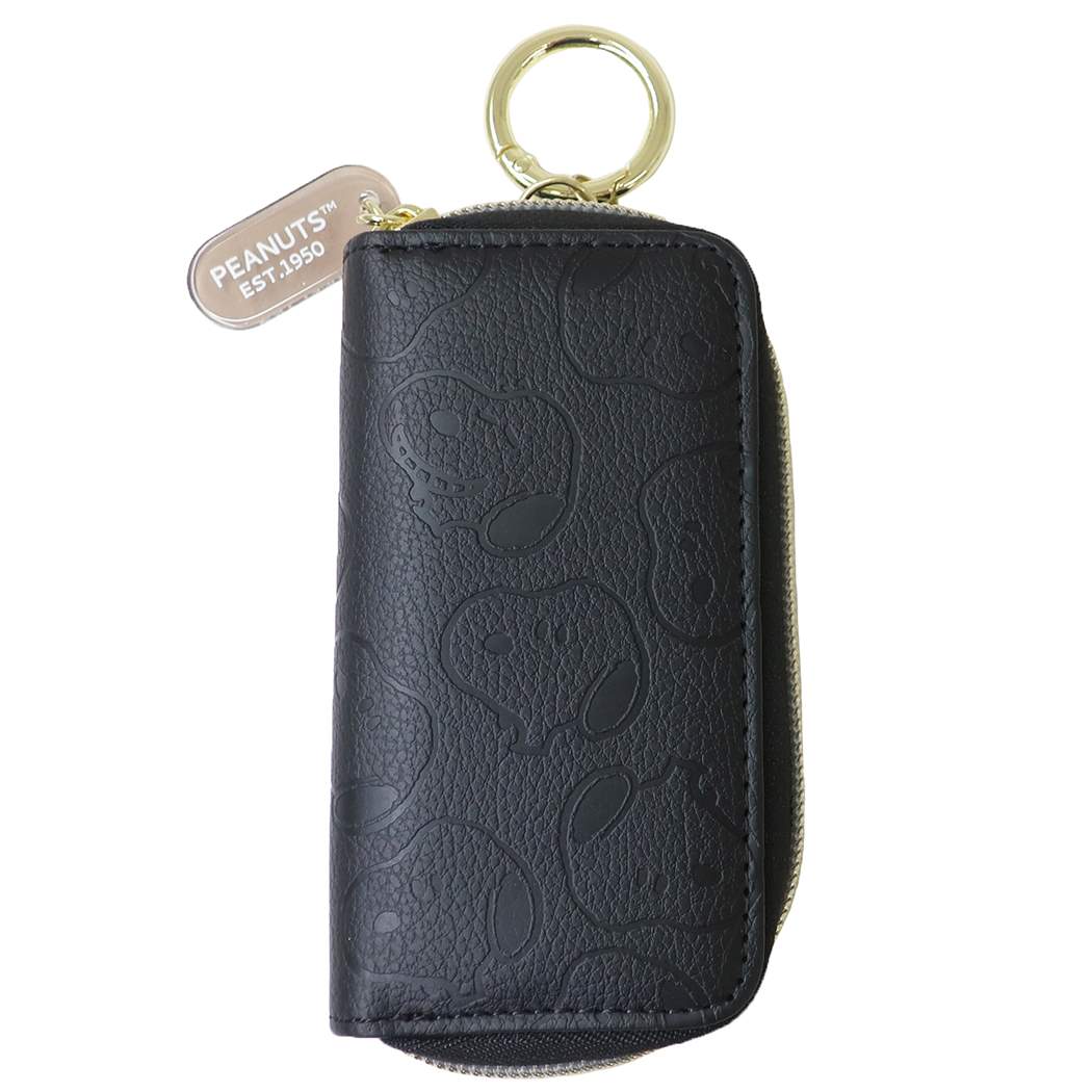 スヌーピー 鍵ケース おしゃれ 鍵入れ キーケース キャラクター 顔いっぱい ピーナッツ カミオジャパン