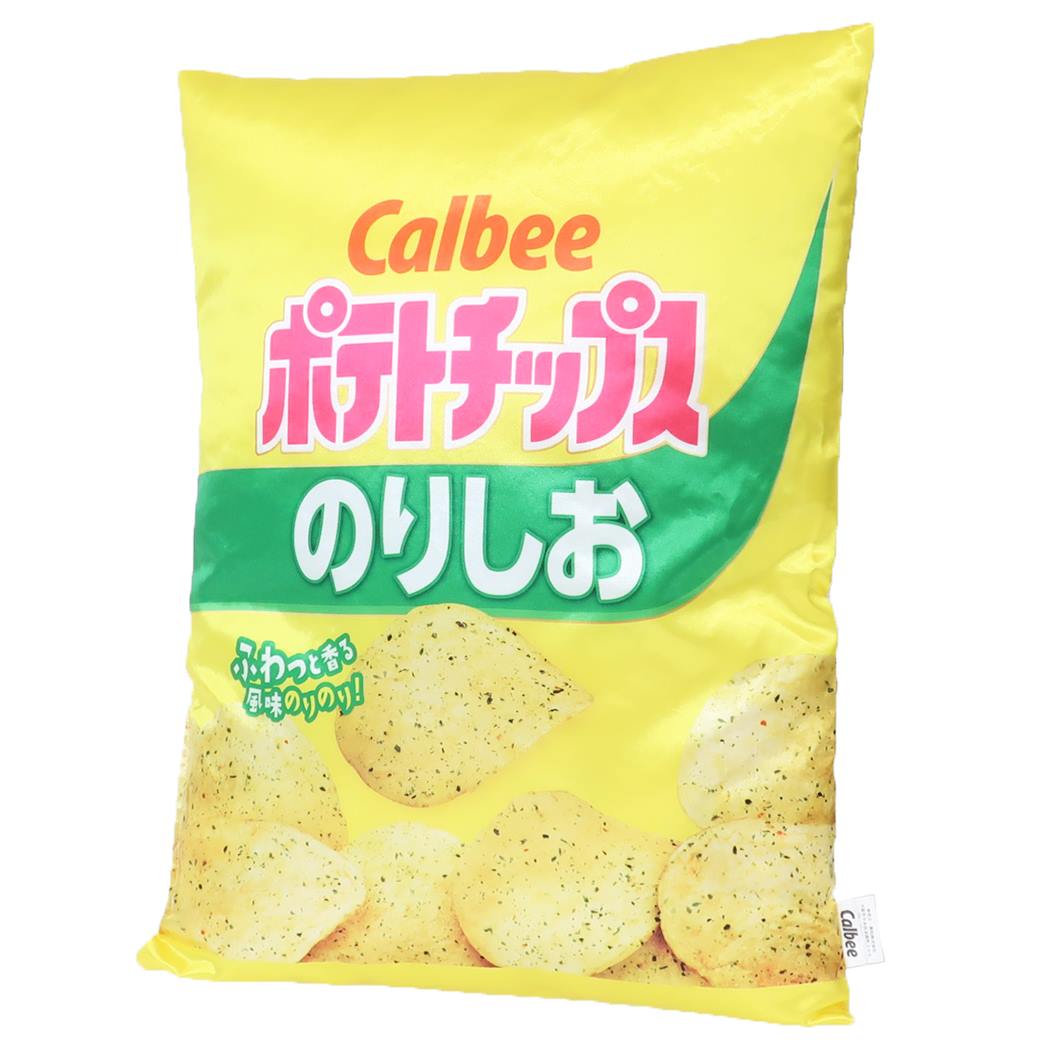 ポテトチップス クッション ダイカットクッション ケイカンパニー おもしろ雑貨 のりしお