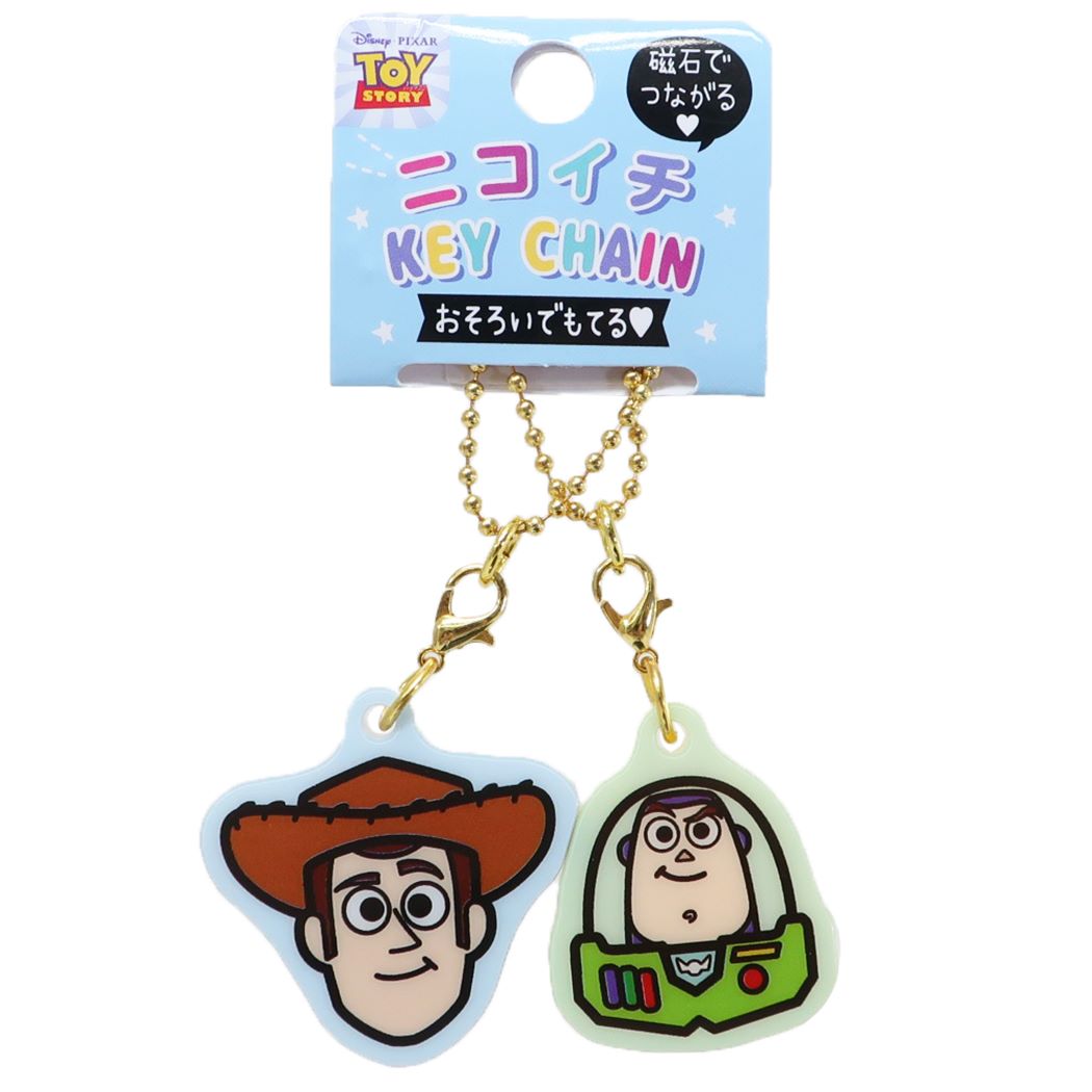 楽天市場】ドナルド＆デイジー キーチェーン ニコイチ