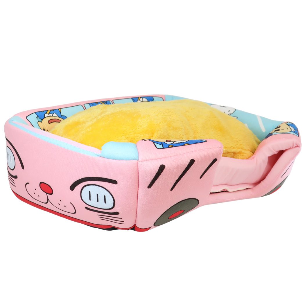 クレヨンしんちゃん ペットベッド 2wayペットハウス 幼稚園バス スモールプラネット ペットクッション 犬 猫 ペット用品 小型 アニメキャラクター グッズ シネマコレクション プレゼント 男の子 女の子 ギフト画像