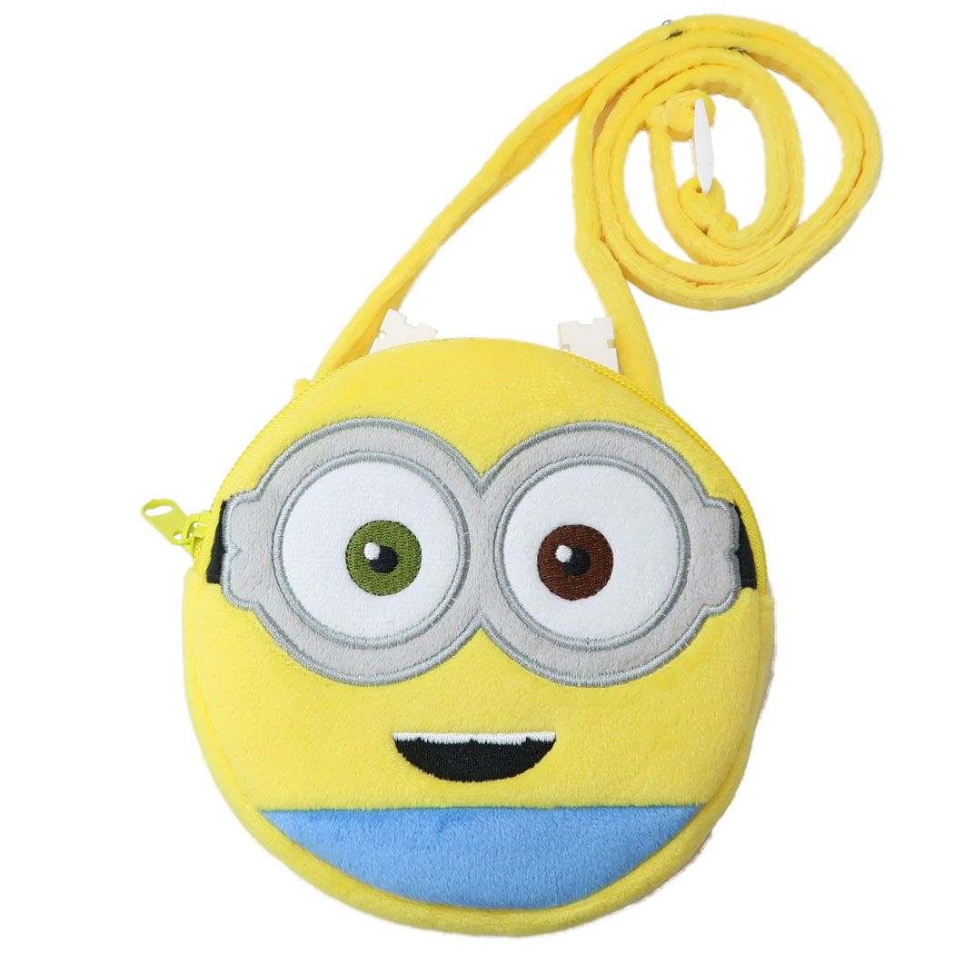 ミニオンズ グッズ クリップポケット ショルダー付き ダイカットどこでもポッケ BOB 新入学 ユニバーサル映画 カミオジャパン  新学期準備雑貨 女の子 男の子 キャラクター シネマコレクション キャラクターのシネマコレクション
