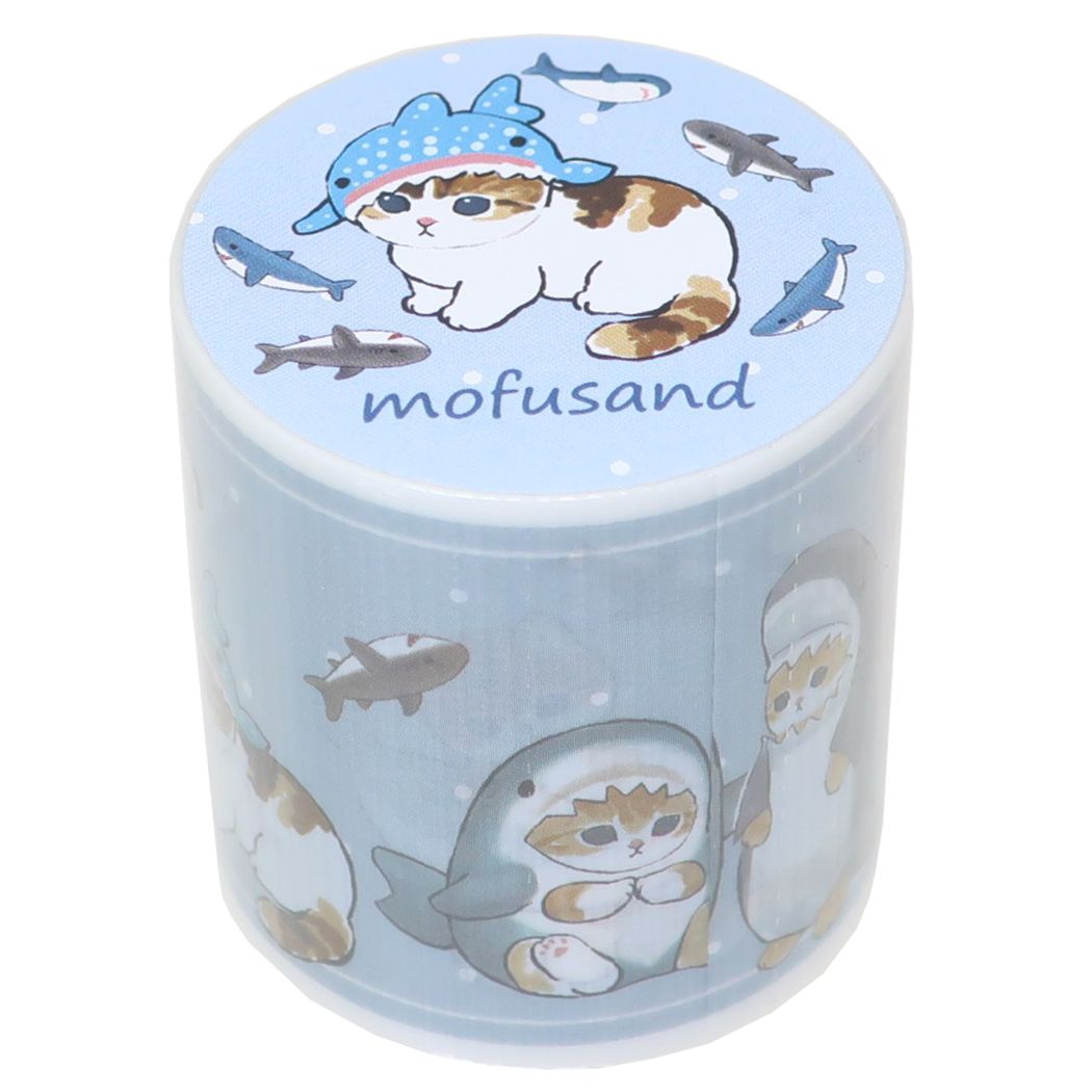 モフサンド 養生テープ YOJOテープ さめ mofusand マリモクラフト マスキングテープ デコレーション キャラクター グッズ  シネマコレクション：キャラクターのシネマコレクション