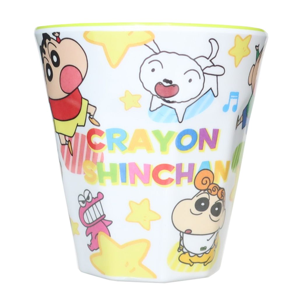 クレヨンしんちゃん メラミンコップ メラミンカップ チョコビシャワー ティーズファクトリー プラスチック 食器 アニメキャラクター グッズ シネマコレクション画像