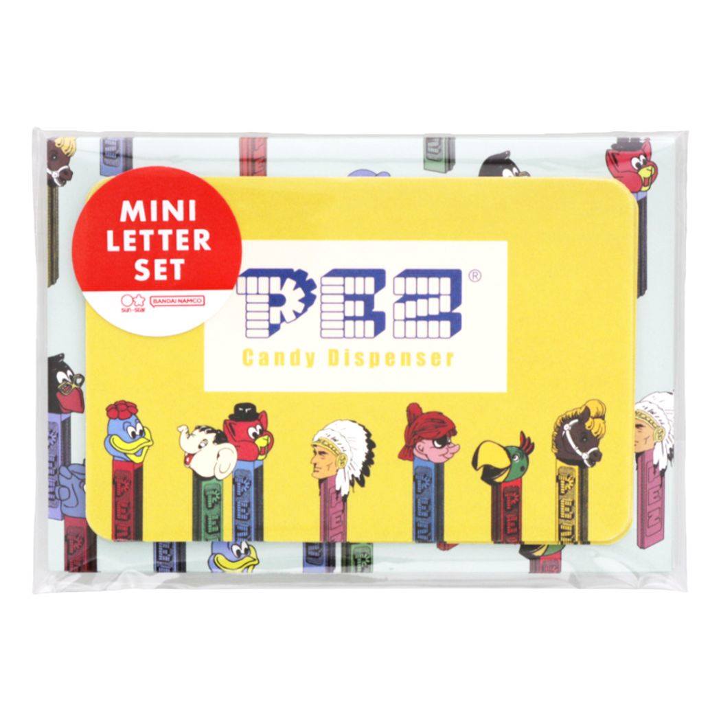 マーケット PEZ メモ帳 ブロックメモ PATTERN 新入学 お菓子パッケージ