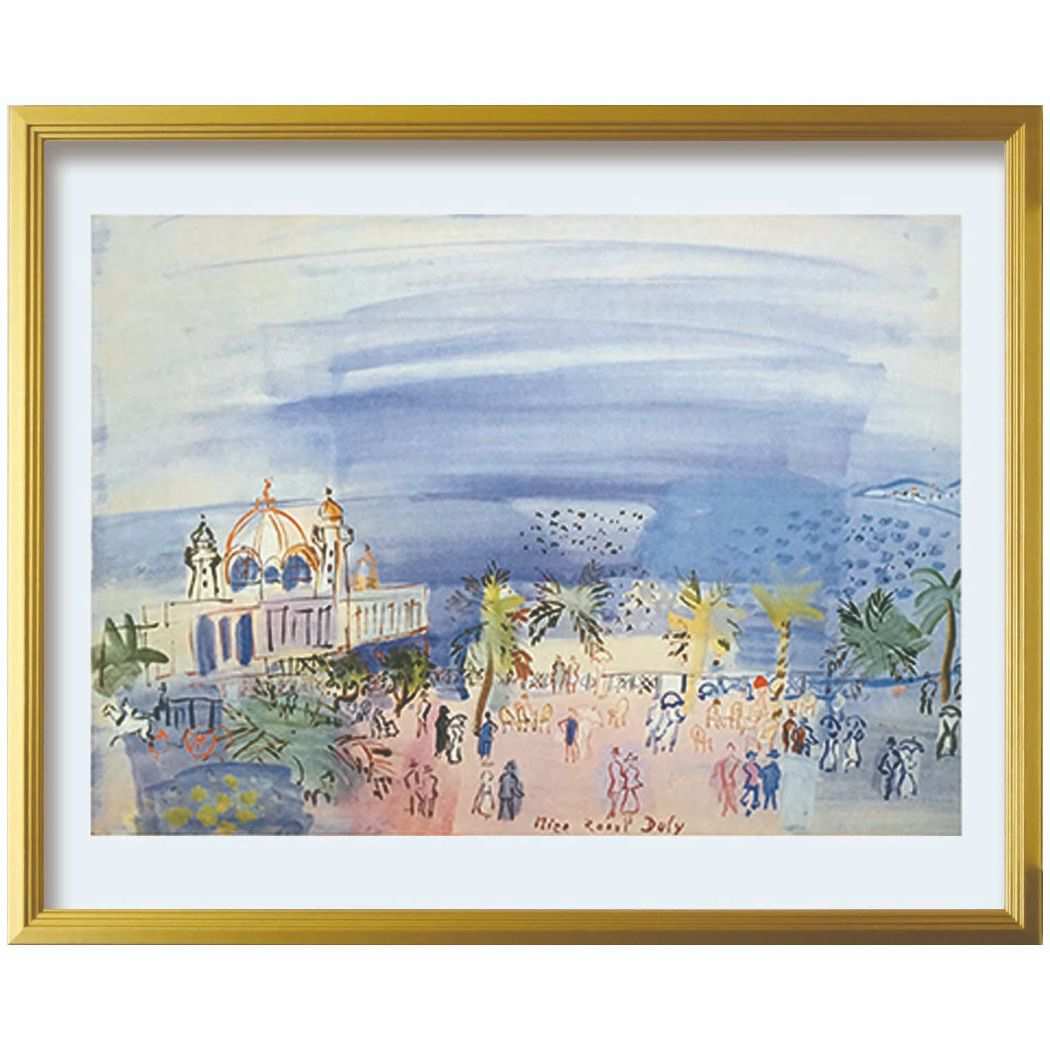 デュフィDufy「Le violon, rouge」額装付き デュフィDufy「Le violon, rouge」額装付き