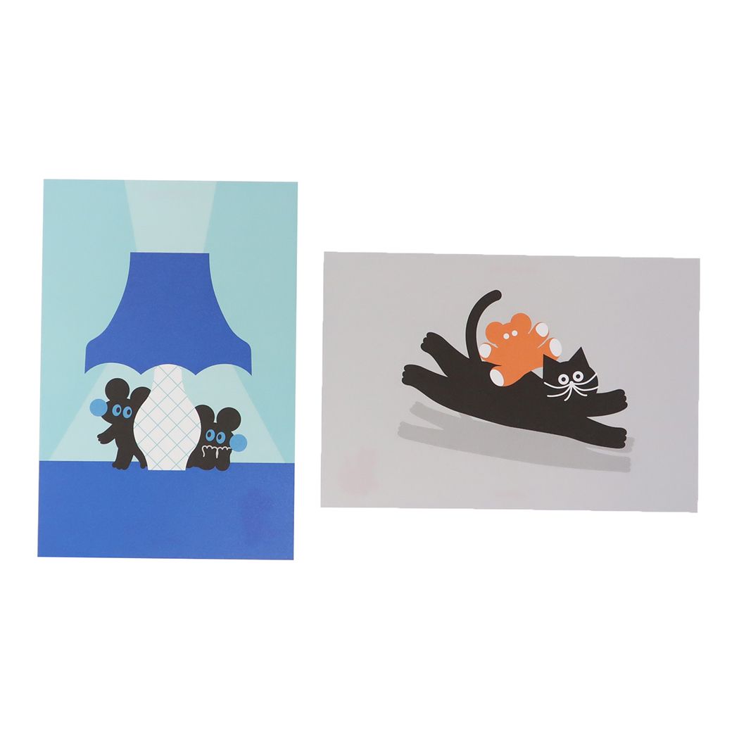 オリジナルキャラクター ポストカード 2枚セット 楽天市場】おひげのポン/umao ポストカードセット 2枚セット[2柄