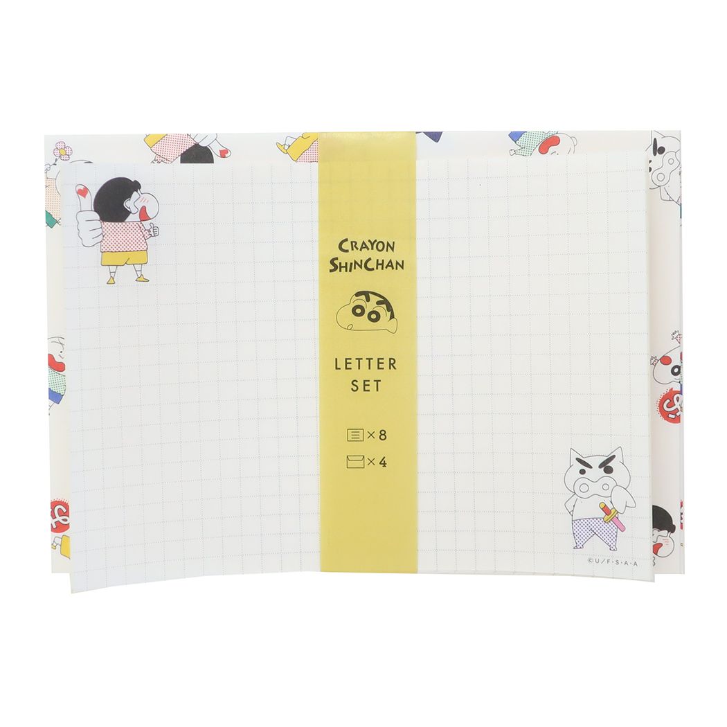 【しんちゃん】新品・未開封★4本セット　リキッドキララ 楽天市場】[公式] クレヨンしんちゃん 4P封筒セット おもちゃば