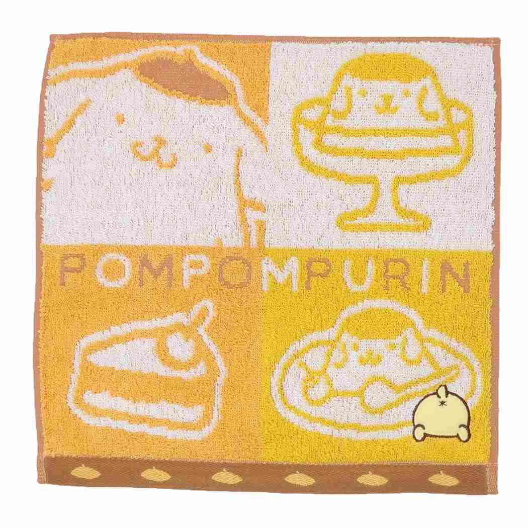 楽天市場】ポムポムプリン ハンカチーフ ハンカチ ホットケーキ