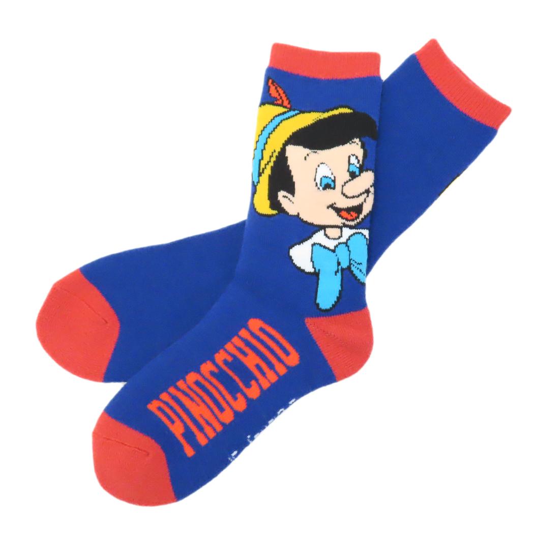 ピノキオ 女性用靴下 ぽっかぽかルームソックス ディズニー スモールプラネット 冷え対策 寒さ対策 プレゼント キャラクター グッズ シネマコレクション画像