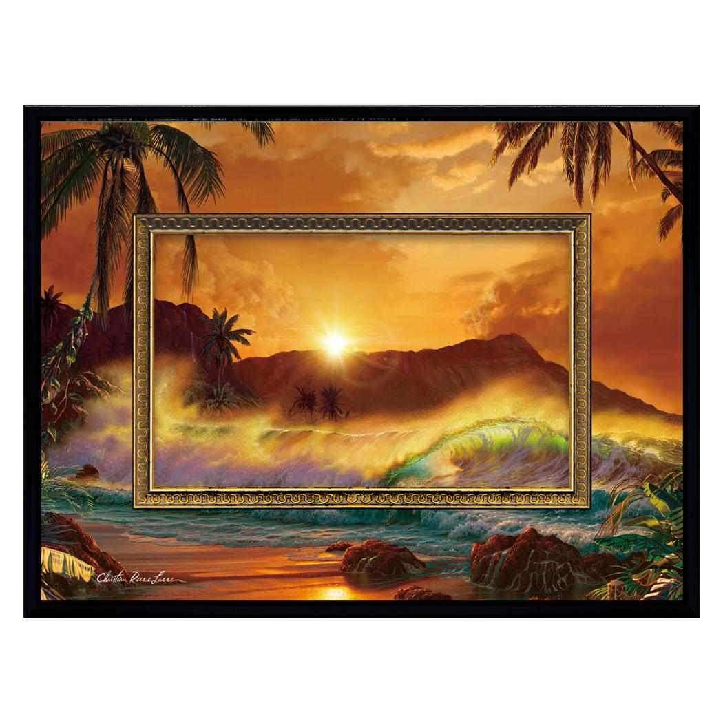 ラッセン 絵画 ラッセン ミニアート「ジ インフィニット ウェイ」額縁 2種展開 絵画