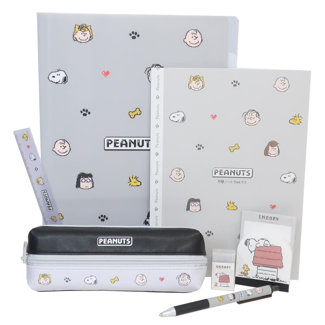 【楽天市場】【ポイント10倍 & クーポン!】スヌーピー 文具セット 7点文房具セット DOT MOOD ピーナッツ カミオジャパン 新学期 ...