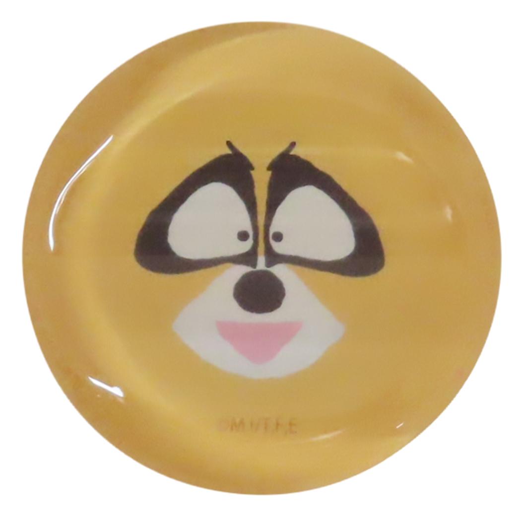 ぼのぼの 箸置き ガラス丸箸置き アライグマくん 金正陶器 プレゼント かわいい チョップスティックレスト キャラクター グッズ シネマコレクション画像