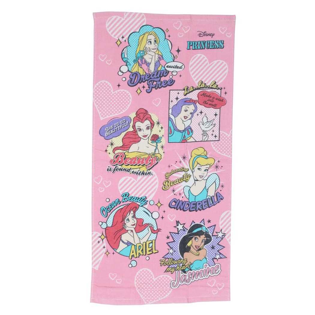 ディズニープリンセスバスタオル